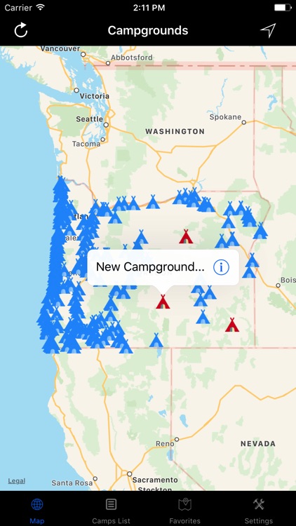 Oregon – Campgrounds & RV Parks
