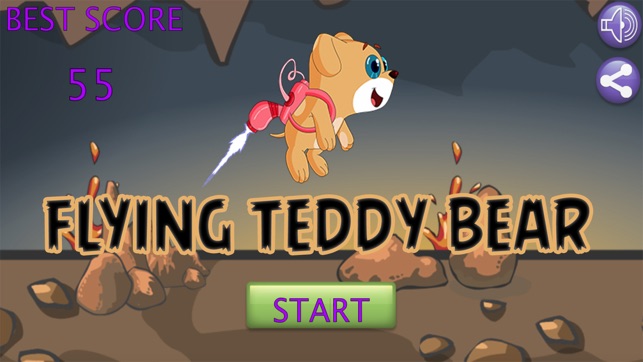 Flying Teddy Bear Game(圖1)-速報App