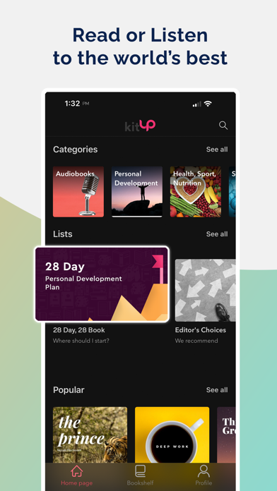kitUP: Self Growth & Podcasts screenshot 3