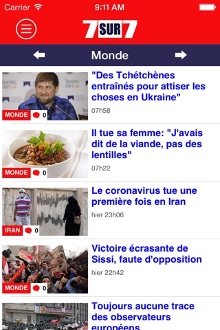 7sur7 screenshot 3