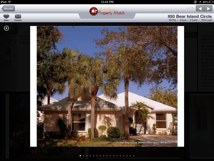 South Florida Property Match for iPad