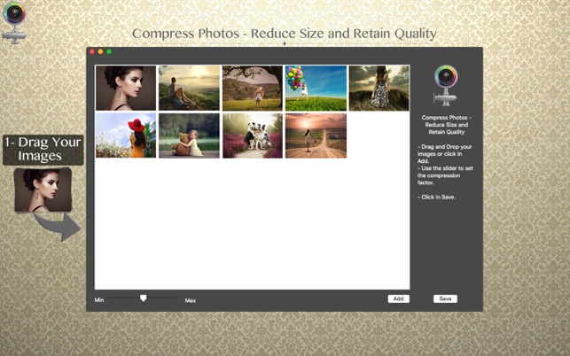 Compress Photos - Reduce Size and Retain