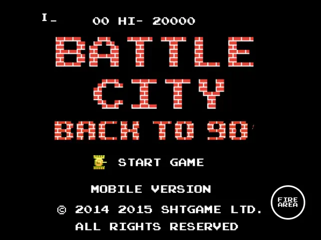 Battle City : Back to 90s tank, game for IOS