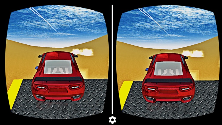 VR Desert Drifting Speedy Car Race by Door to Apps