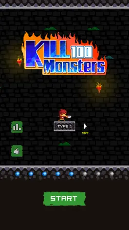 Game screenshot kill 100 monsters mod apk