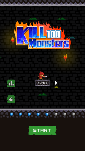 ‎kill 100 monsters Screenshot