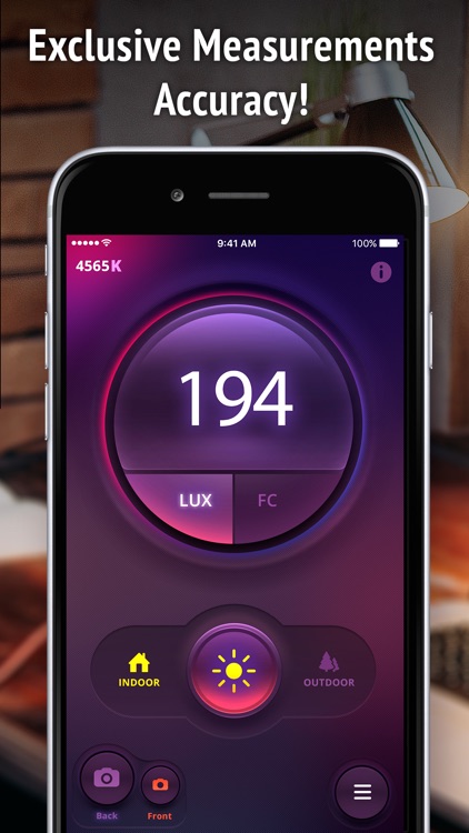 Lux Meter - light intensity level measurement tool screenshot-3