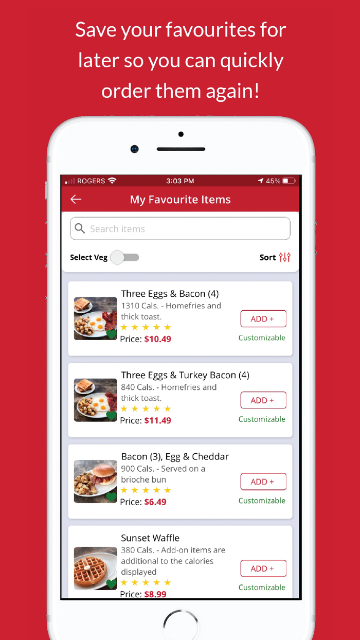 Sunset Grill Breakfast  Lunch