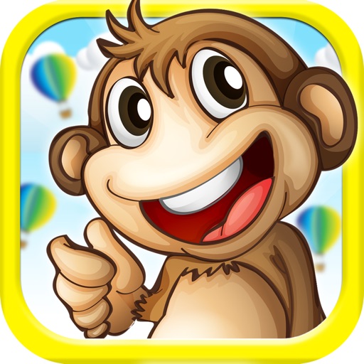 Flying Monkey City Baloon Rush - Endless Running and Flying Adventure Game FREE Icon