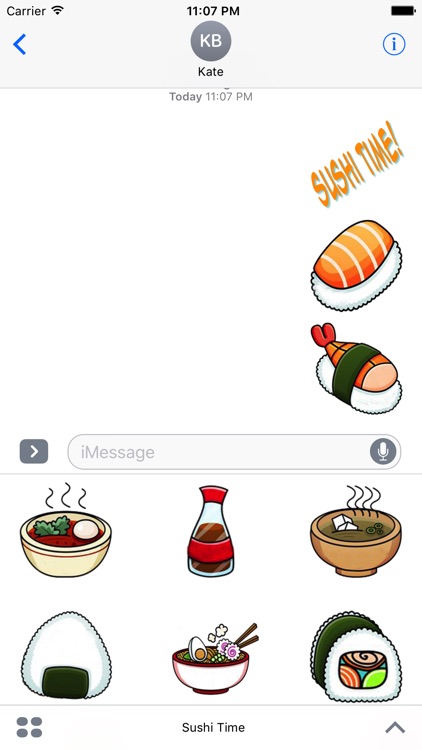 Sushi Time Stickers