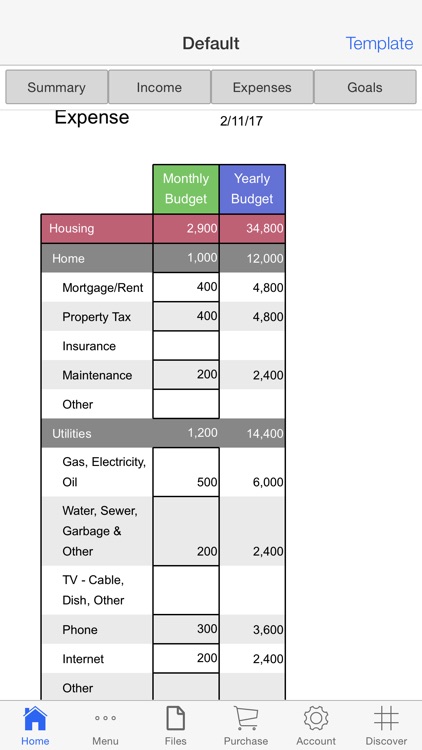 Personal Budget Pro