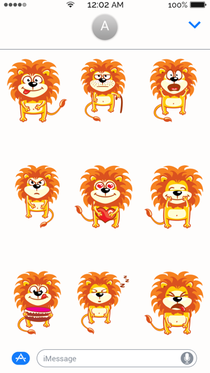Lion Emoji Stickers(圖2)-速報App