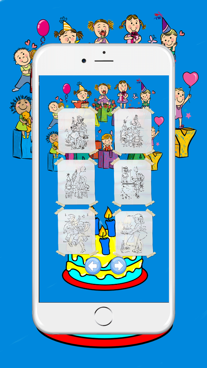 Birthday Coloring BookPages For Kids
