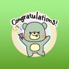 A Happy Baby Bear Stickers
