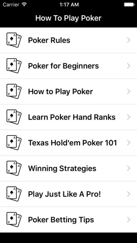 How To Play Pokerのおすすめ画像1