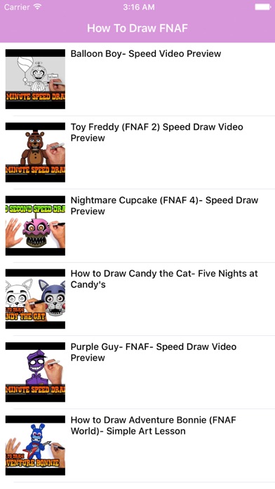 How to cancel & delete How To Draw FNAF Step By Step Lessons from iphone & ipad 1