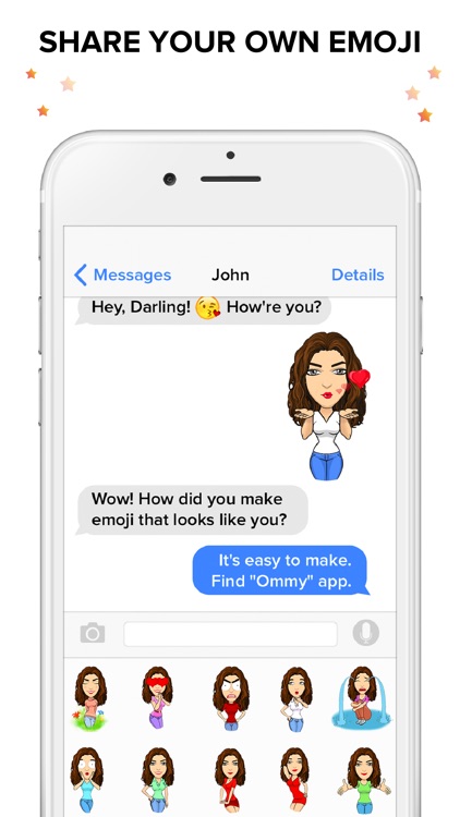 Ommy Stickers & Emoji Maker – Selfie Photo Editor screenshot-3