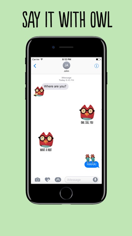 Hipster Owl – Say it cool