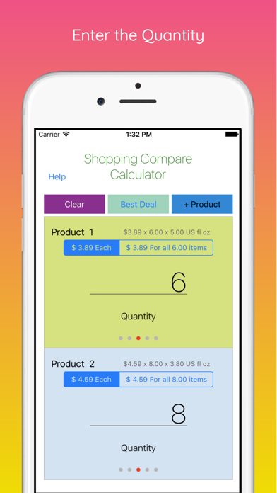 Shopping Compare Calculator screenshot 3