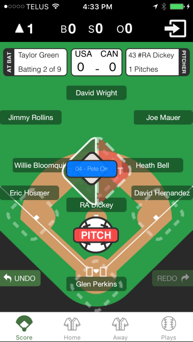Amateur Baseball Scoring App screenshot 4