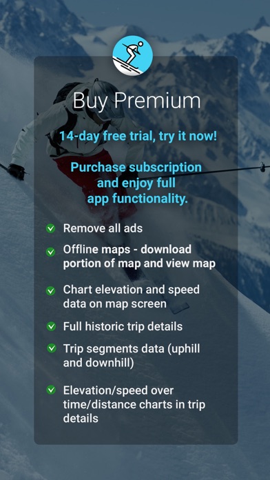 SkiPal - Accurate Ski Tracks screenshot 2