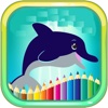 Sea Animal Colouring Book Game