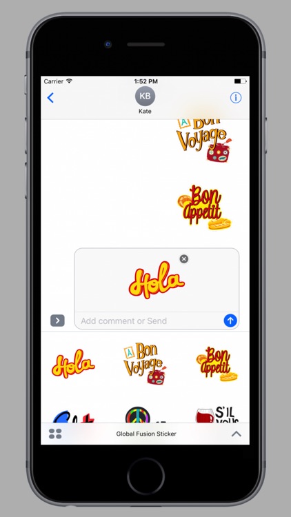 Global Fusion Sticker