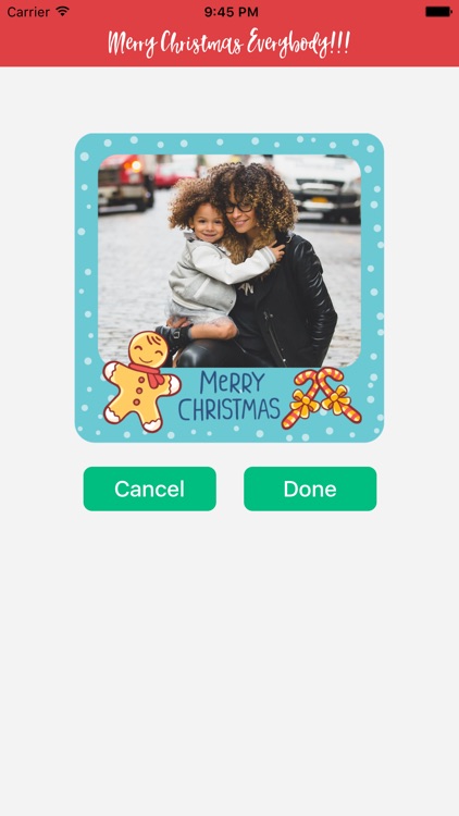 A Christmas Photo Greeting for iMessage Stickers screenshot-4