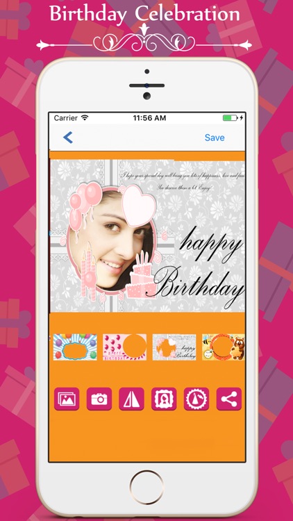 Birthday Photo Frames app