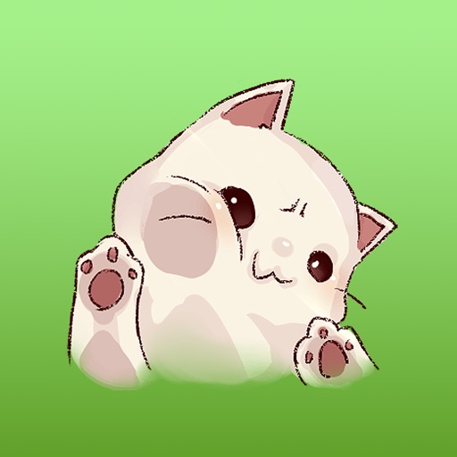 Kawaii Baby Cat Japanese Stickers iOS App