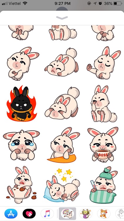 Rabbit Pun Funny Stickers