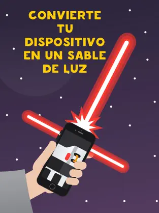 Screenshot 1 Sable de luz star simulador:guerras láser de duelo iphone