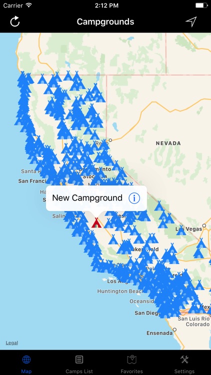California – Campgrounds & RV Parks