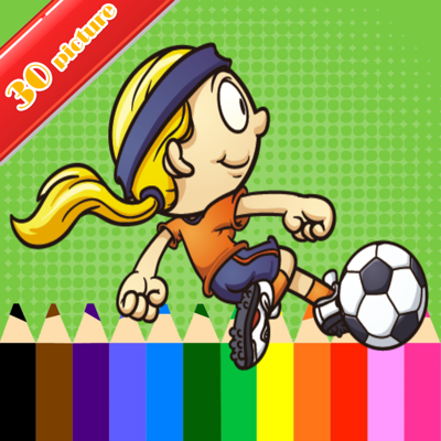 Sportmania Coloring Pages:Paint On Picture For Kid