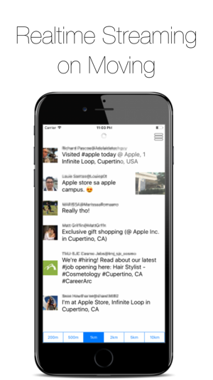 Streaming Tweets Around You - NearbyTweets(圖3)-速報App