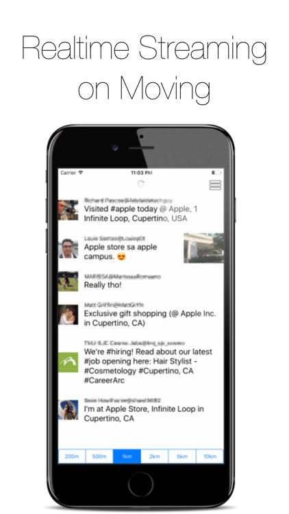Streaming Tweets Around You - NearbyTweets