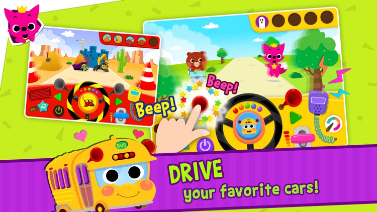PINKFONG Car Town: Wheels on the bus and more!