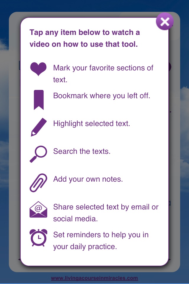 A Course in Miracles - ACIM App Deluxe Features screenshot 3