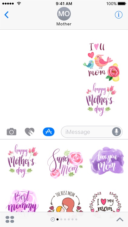 2017 Mothers Day Stickers