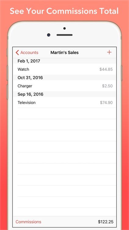 Sold: Sales & Commission Tracking for Salespeople