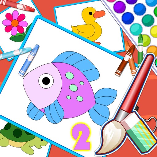 Jigsaw Puzzles And Coloring Games 2 icon