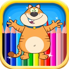 Activities of Cat Coloring Page