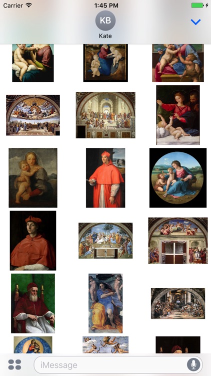 Raphael Paintings for iMessage