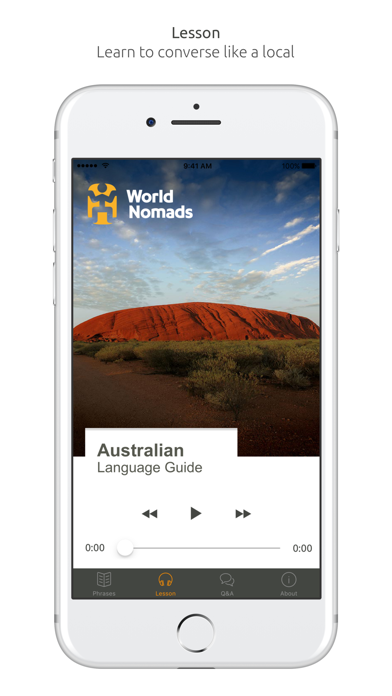 How to cancel & delete Australian Language Guide & Audio - World Nomads from iphone & ipad 3