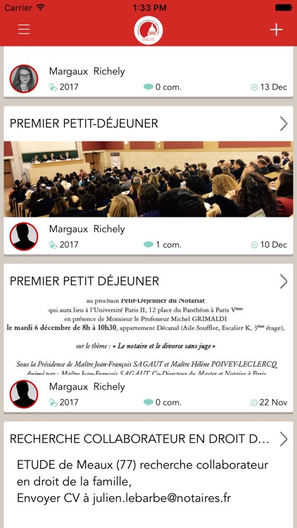 Alumni droit notarial by Coutot Roehrig screenshot-3