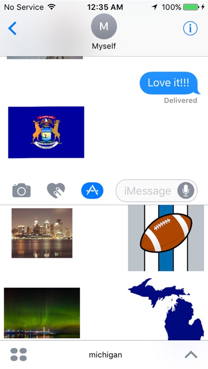 Michigan Stickers for iMessage