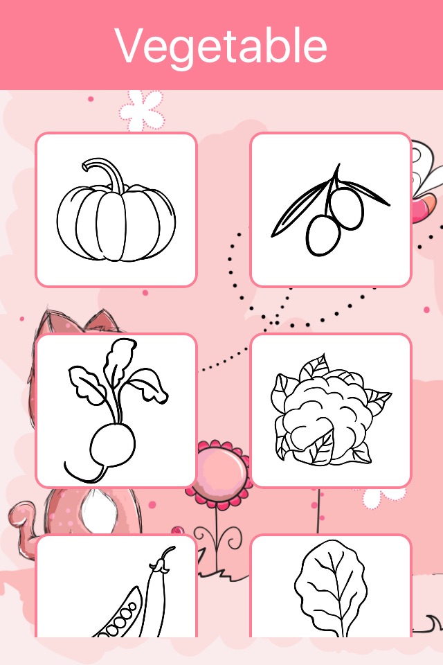 Vegetable Coloring Book for Kids: Learn to color screenshot 3