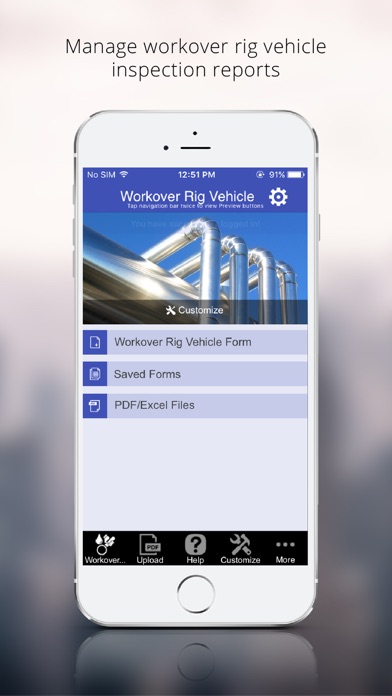 How to cancel & delete Workover Rig Vehicle Inspection App from iphone & ipad 1