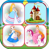 Prinzessin und Fee Malbuch page für Matching-Spiel apk