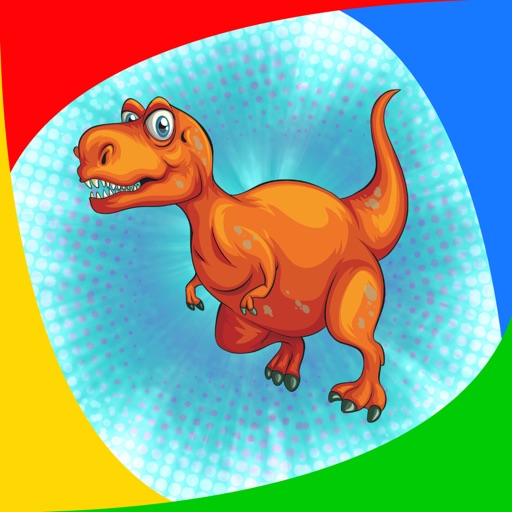 Dinosaur Kindergarten Learning Game for Free App Icon